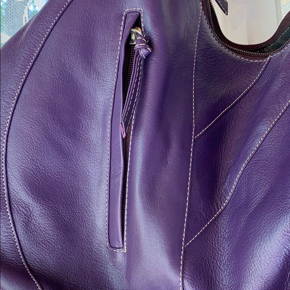 Purple shoulder bag - Picture 3 of 5